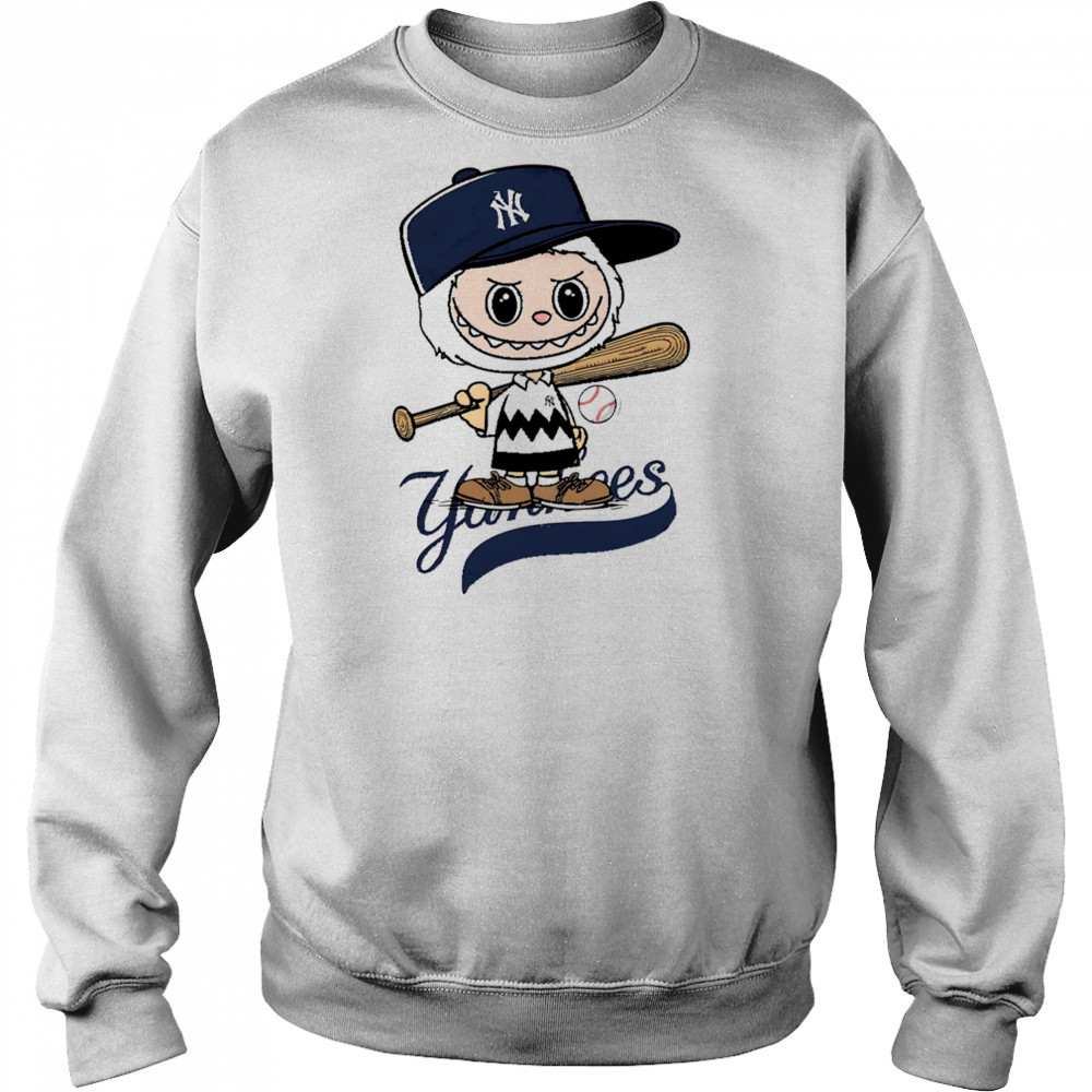 Labubu Charlie Brown New York Yankees shirt Hoodie
