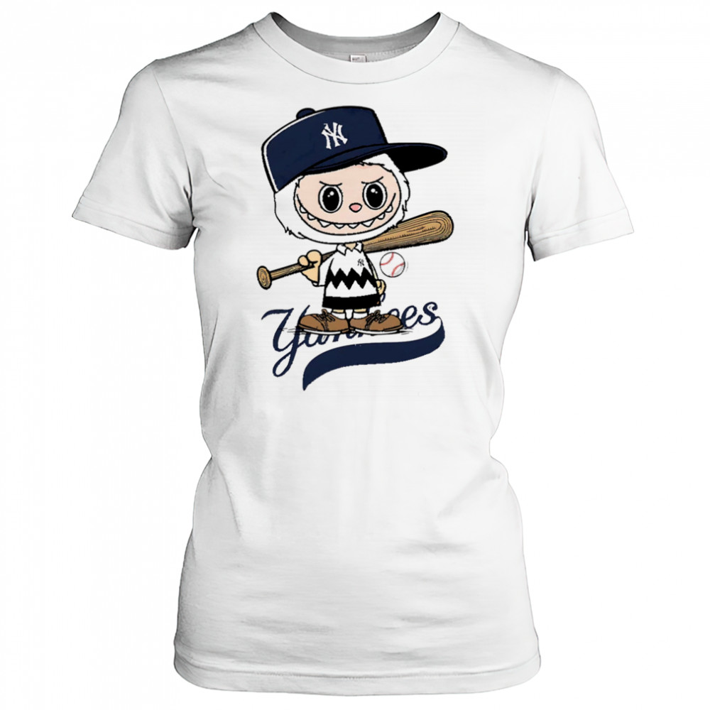 Labubu Charlie Brown New York Yankees shirt Women's T-shirt