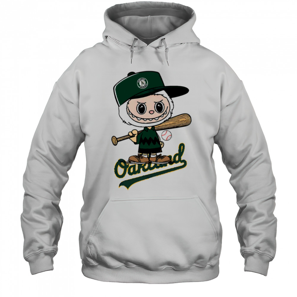 Labubu Charlie Brown Oakland Athletics shirt Hoodie