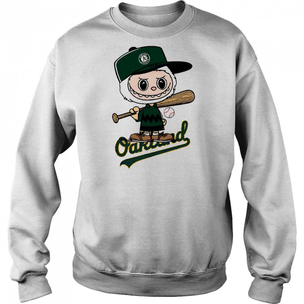 Labubu Charlie Brown Oakland Athletics shirt Hoodie