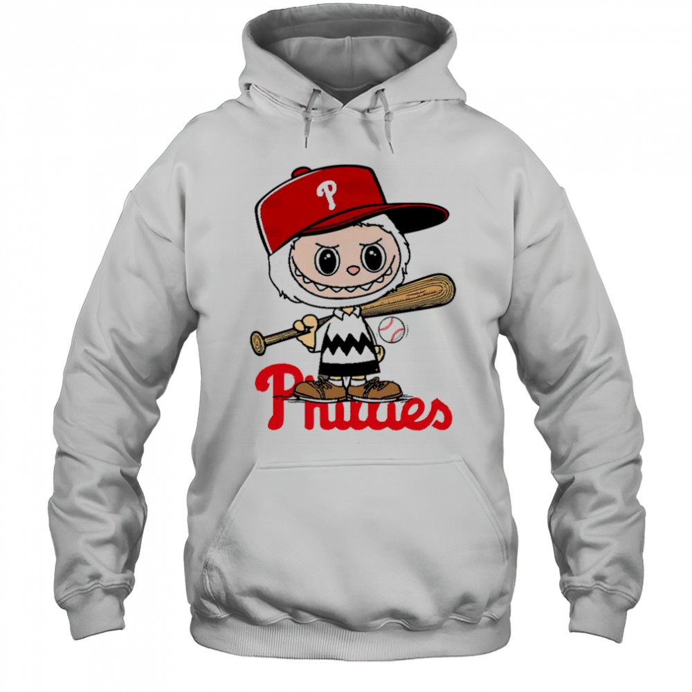 Labubu Charlie Brown Philadelphia Phillies shirt Hoodie