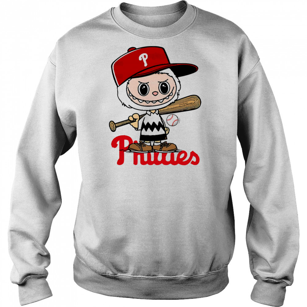 Labubu Charlie Brown Philadelphia Phillies shirt Hoodie