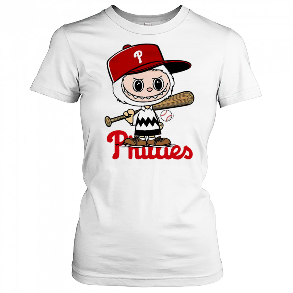 Labubu Charlie Brown Philadelphia Phillies shirt Women's T-shirt