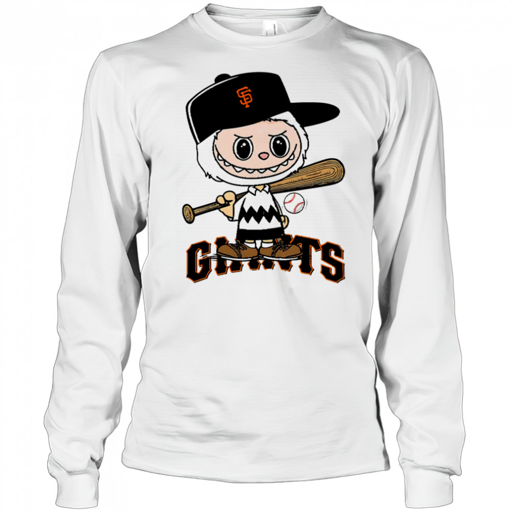 Labubu Charlie Brown San Francisco Giants shirt Long Sleeved