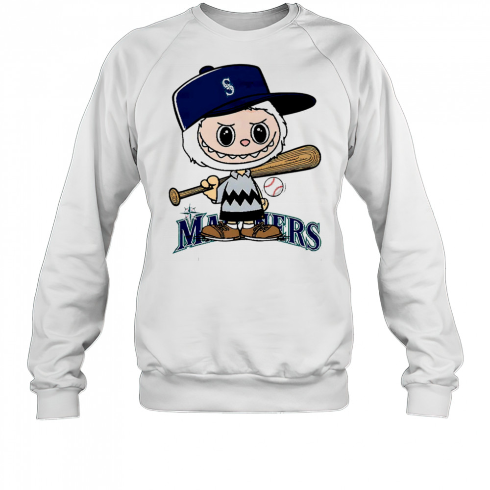 Labubu Charlie Brown Seattle Mariners shirt Sweatshirt