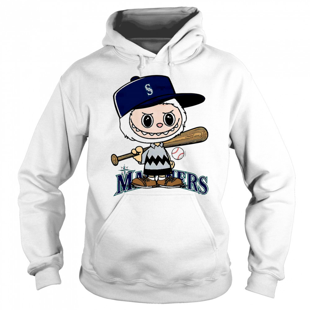 Labubu Charlie Brown Seattle Mariners shirt Sweatshirt