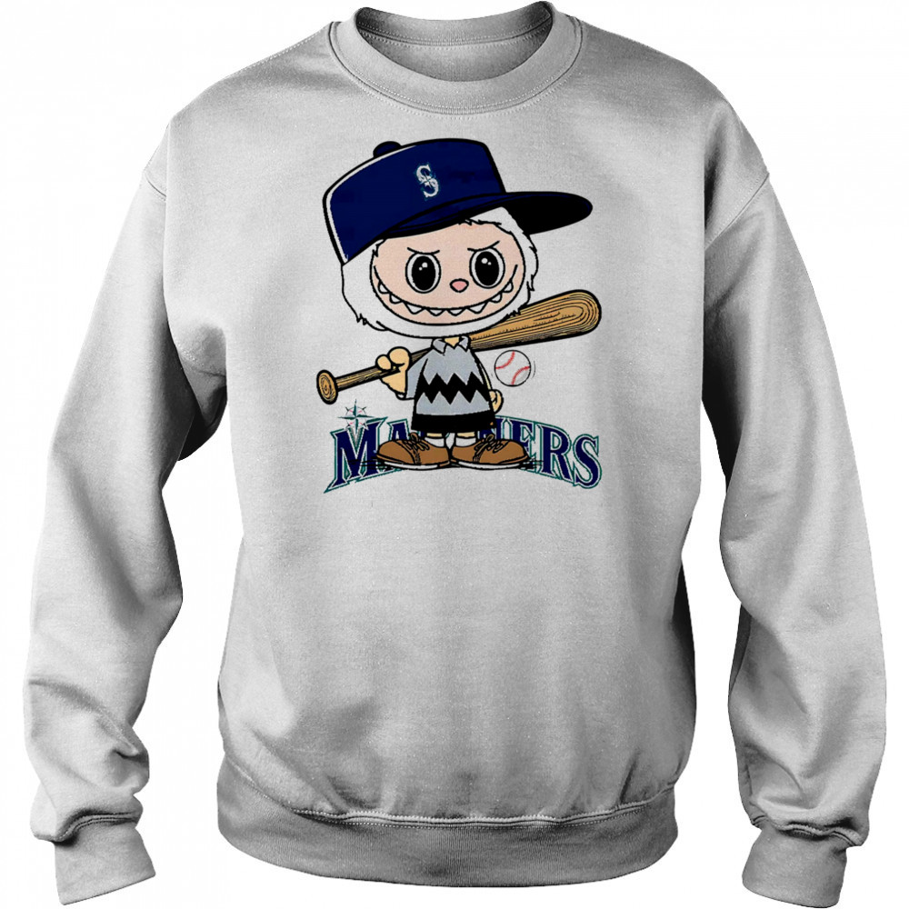 Labubu Charlie Brown Seattle Mariners shirt Hoodie