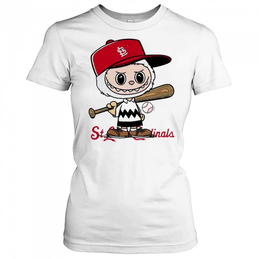 Labubu Charlie Brown St Louis Cardinals shirt Women's T-shirt