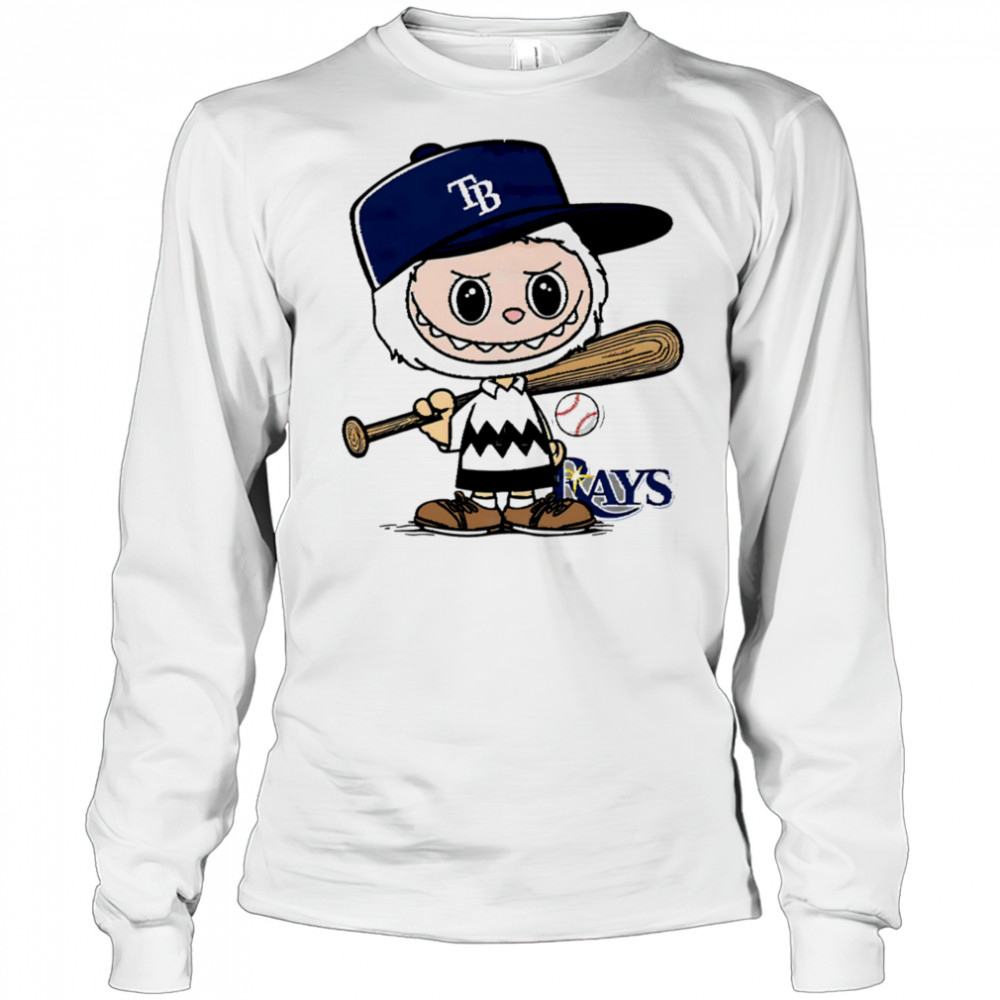 Labubu Charlie Brown Tampa Bay Rays shirt Long Sleeved