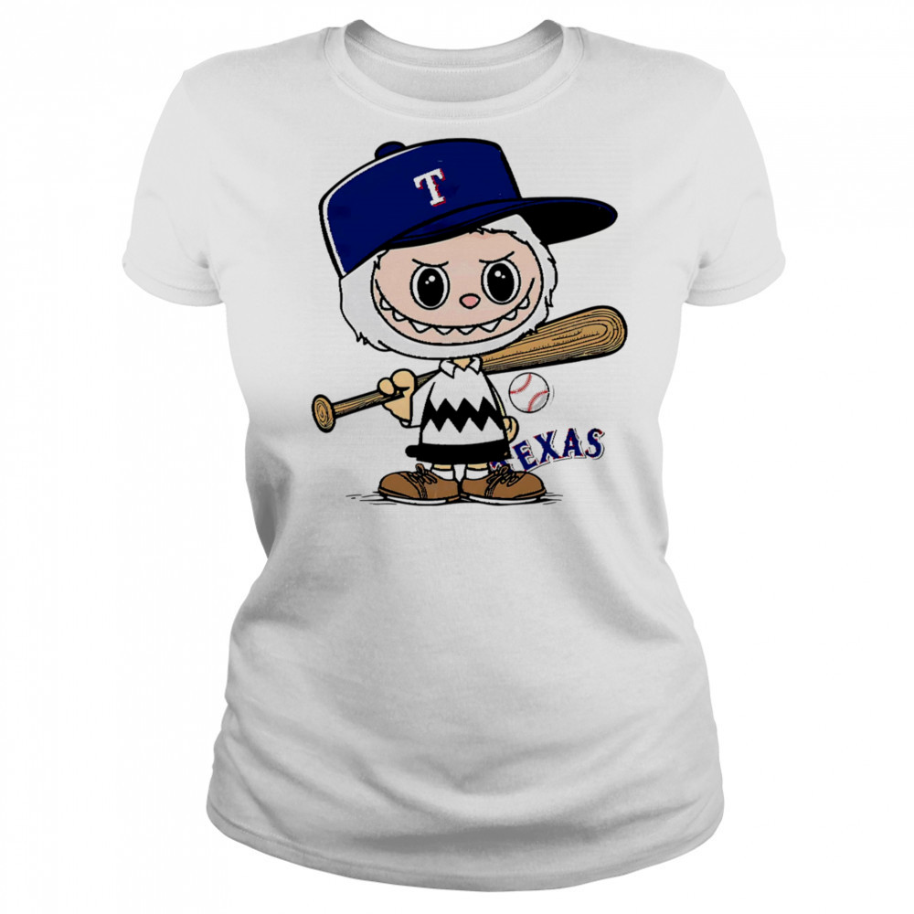 Labubu Charlie Brown Texas Rangers shirt Women's T-shirt