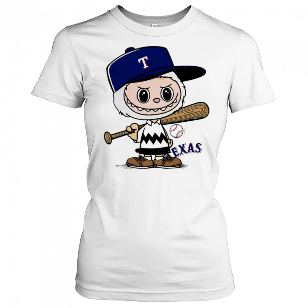 Labubu Charlie Brown Texas Rangers shirt Women's T-shirt