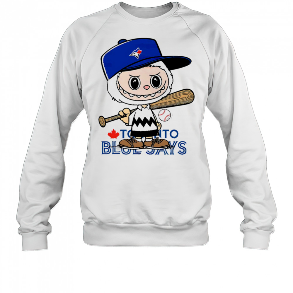 Labubu Charlie Brown Toronto Blue Jays shirt Sweatshirt