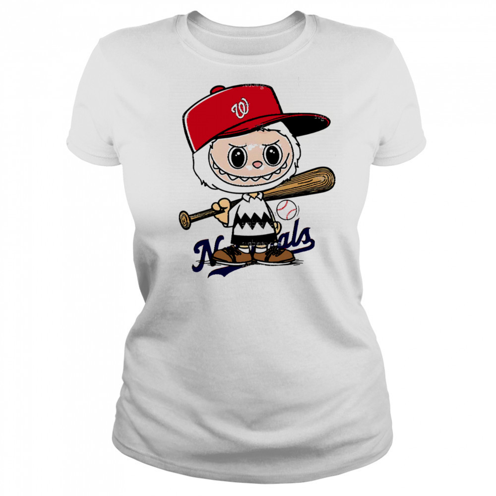 Labubu Charlie Brown Washington Nationals shirt Women's T-shirt