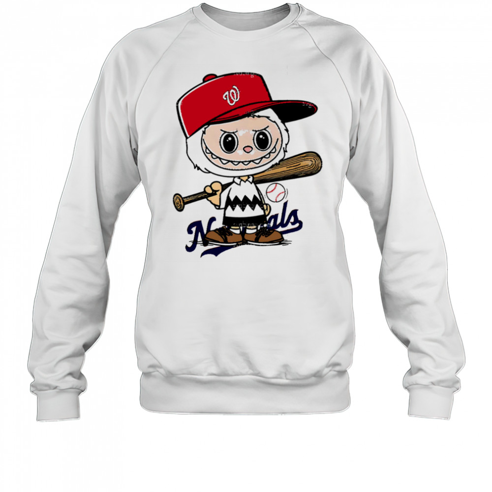 Labubu Charlie Brown Washington Nationals shirt Sweatshirt