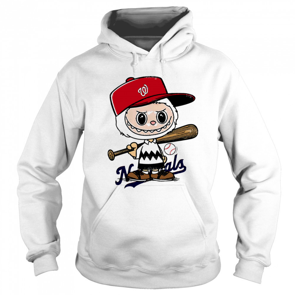 Labubu Charlie Brown Washington Nationals shirt Sweatshirt