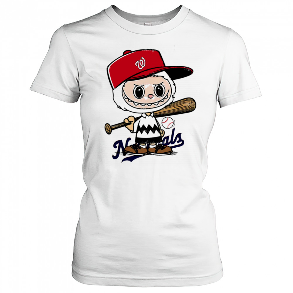 Labubu Charlie Brown Washington Nationals shirt Women's T-shirt