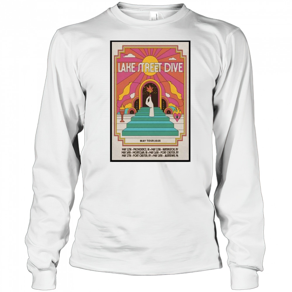 Lake Street Dive May Tour 2025 t-shirt Long Sleeved