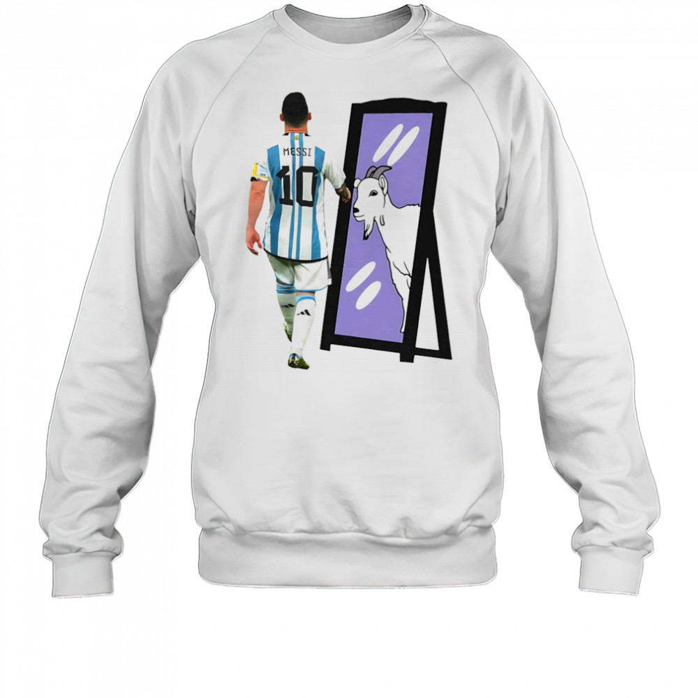 Lionel Messi Goat mirror shirt Sweatshirt