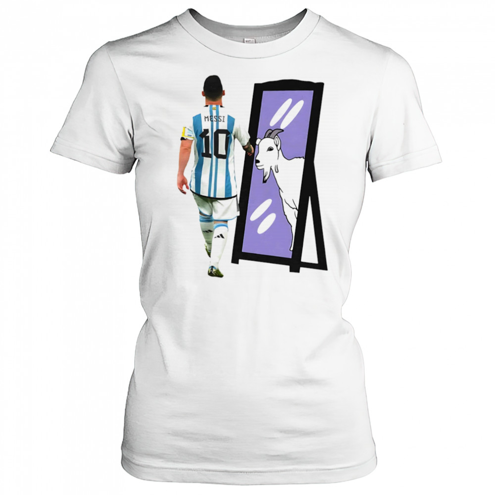 Lionel Messi Goat mirror shirt Women's T-shirt
