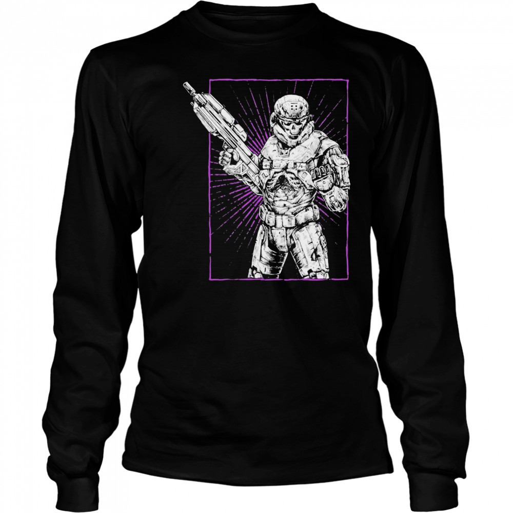 Lone Survivor Threat Llama T-shirt Long Sleeved