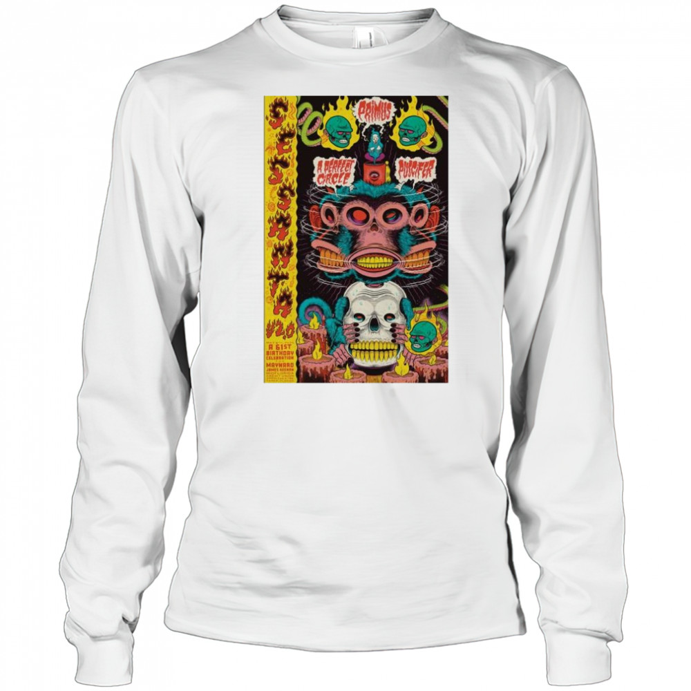 May 08 2025 Sessanta V 2.0 Primus Puscifer A Perfect Circle Tampa FL t-shirt Long Sleeved