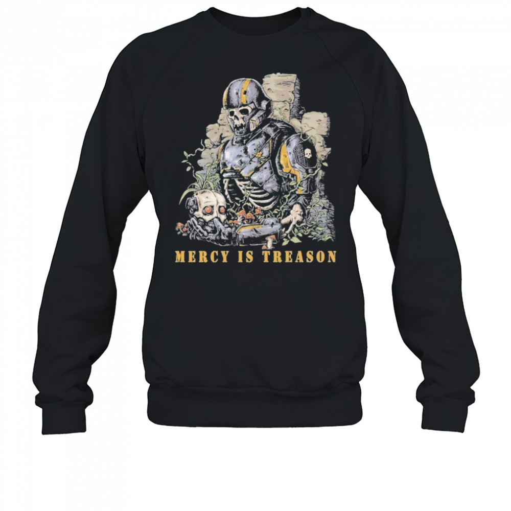 Mercy Is Treason Threat Llama T-shirt Sweatshirt