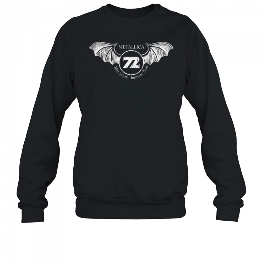 Metallica 72 M72 North American Tour vintage t-shirt Sweatshirt