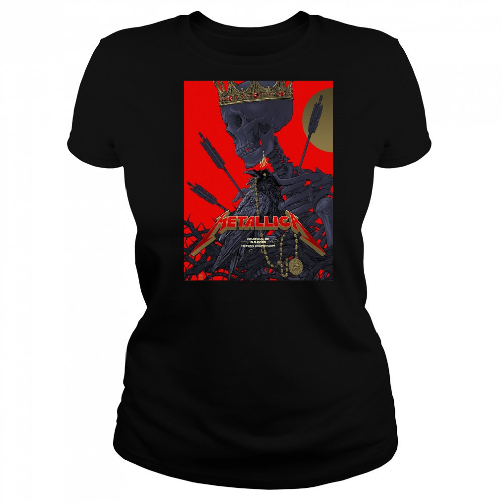 Metallica Columbus OH 5.9.2025 Historic Crew Stadium Poster t-shirt Women's T-shirt