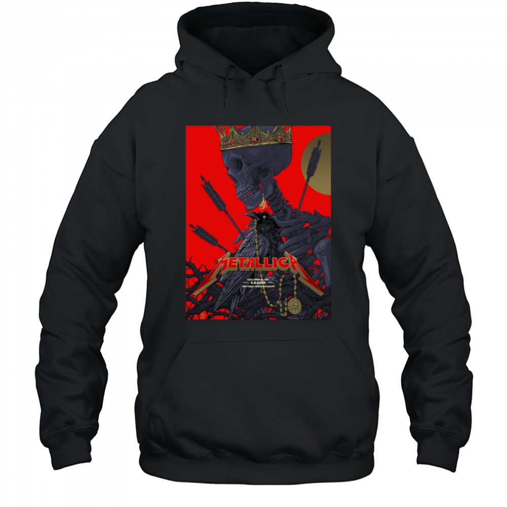 Metallica Columbus OH 5.9.2025 Historic Crew Stadium Poster t-shirt Hoodie