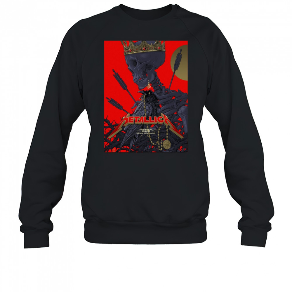 Metallica Columbus OH 5.9.2025 Historic Crew Stadium Poster t-shirt Sweatshirt