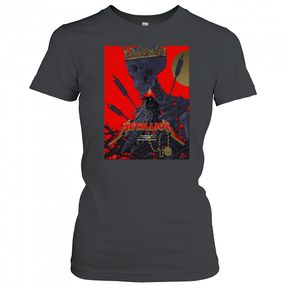 Metallica Columbus OH 5.9.2025 Historic Crew Stadium Poster t-shirt Women's T-shirt