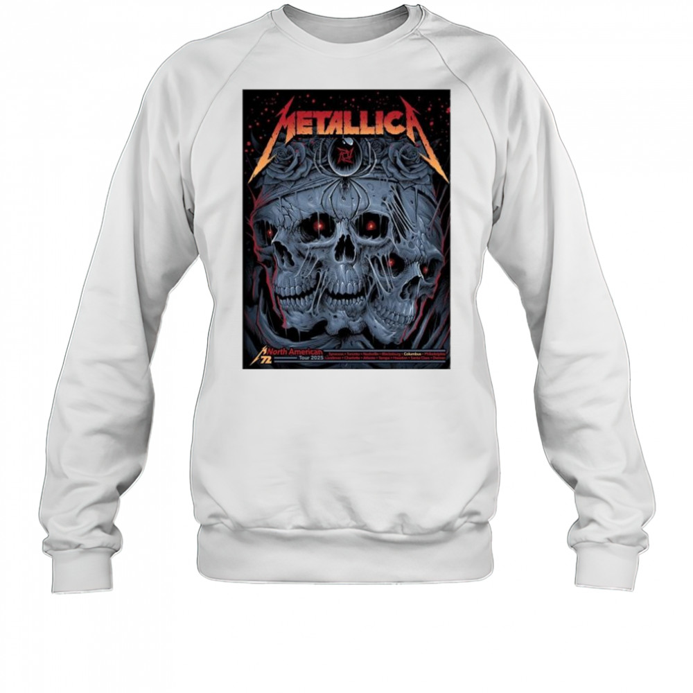 Metallica M72 Columbus OH At Historic Crew Stadium Two Night On May 9 And 11 M72 World Tour 2025 t-shirt Sweatshirt