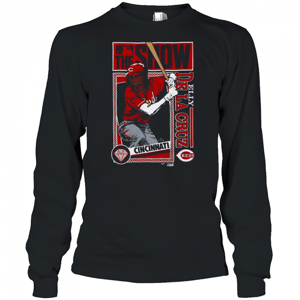 MLB The Show Reds Elly De La Cruz T-Shirt Long Sleeved