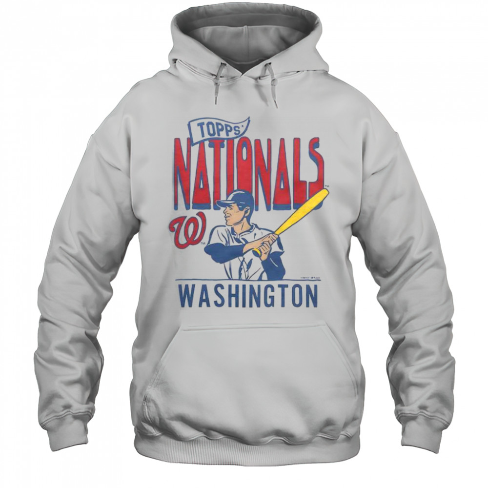 MLB X Topps Washington Nationals T-Shirt Hoodie