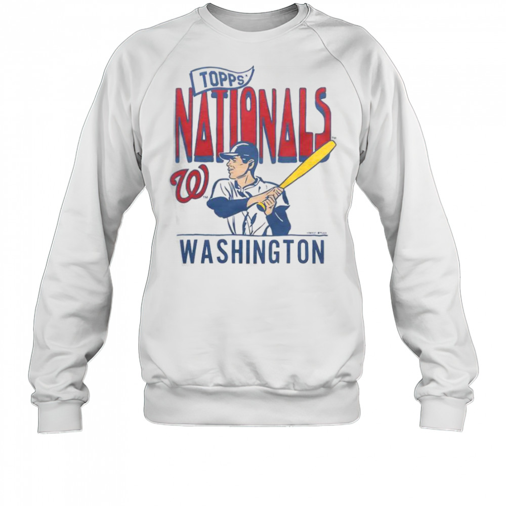 MLB X Topps Washington Nationals T-Shirt Sweatshirt
