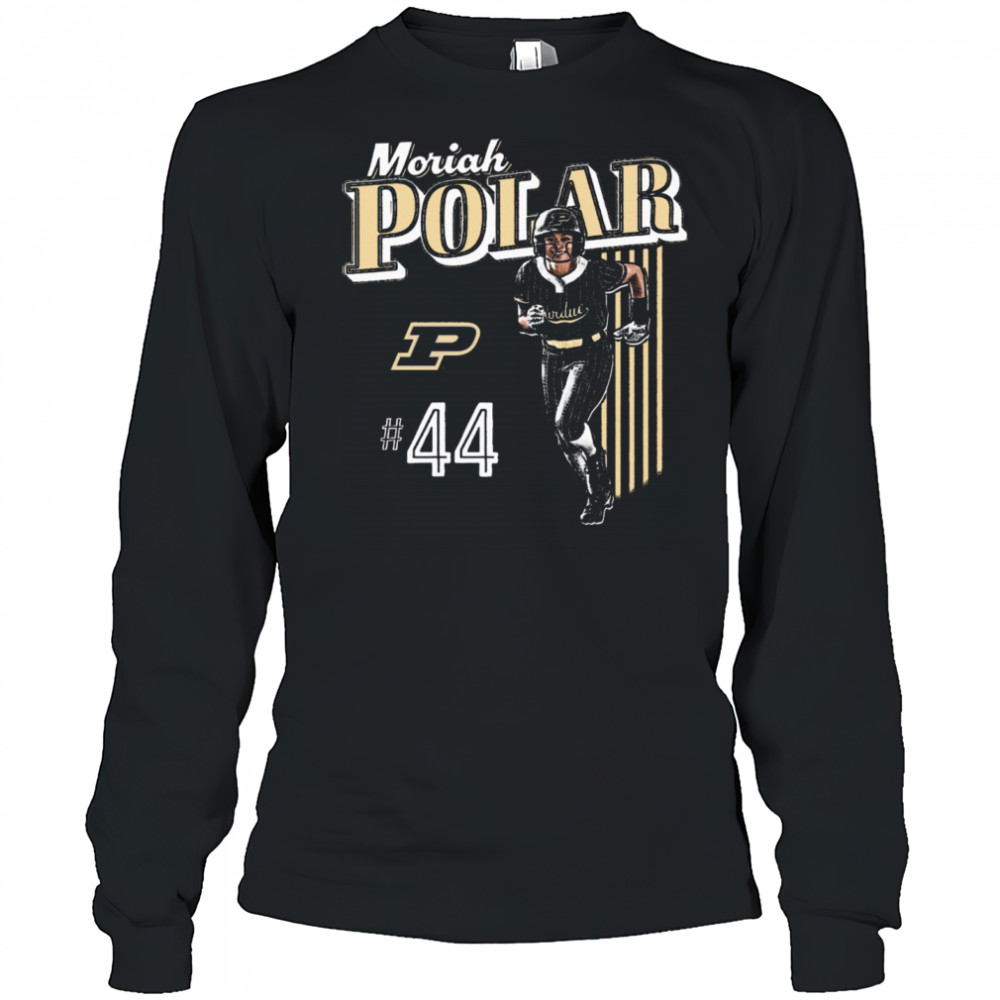 Moriah Polar 44 Purdue Boilermakers Softball NCAA Division I Illustrated t-shirt Long Sleeved