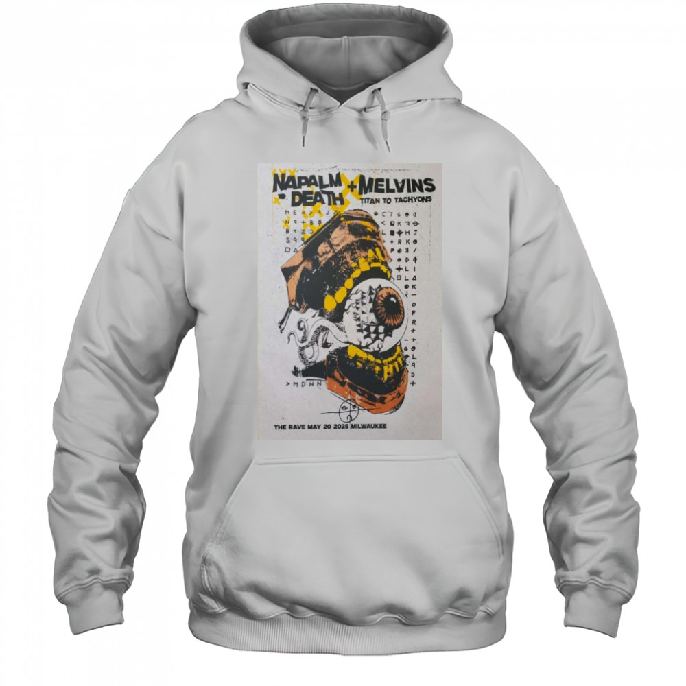 Napalm Death The Rave May 20 2025 Shirt Hoodie