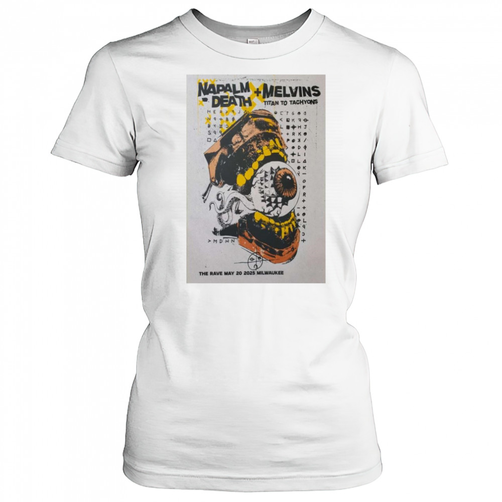 Napalm Death The Rave May 20 2025 Shirt Women's T-shirt