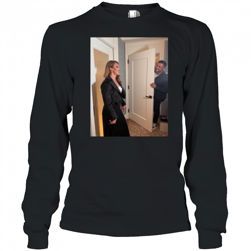 Natasha Peep Sabrina Ionescu and Hroniss Grasu t-shirt Long Sleeved