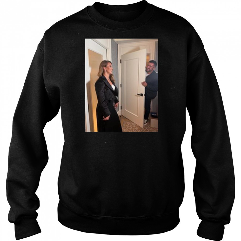 Natasha Peep Sabrina Ionescu and Hroniss Grasu t-shirt Hoodie