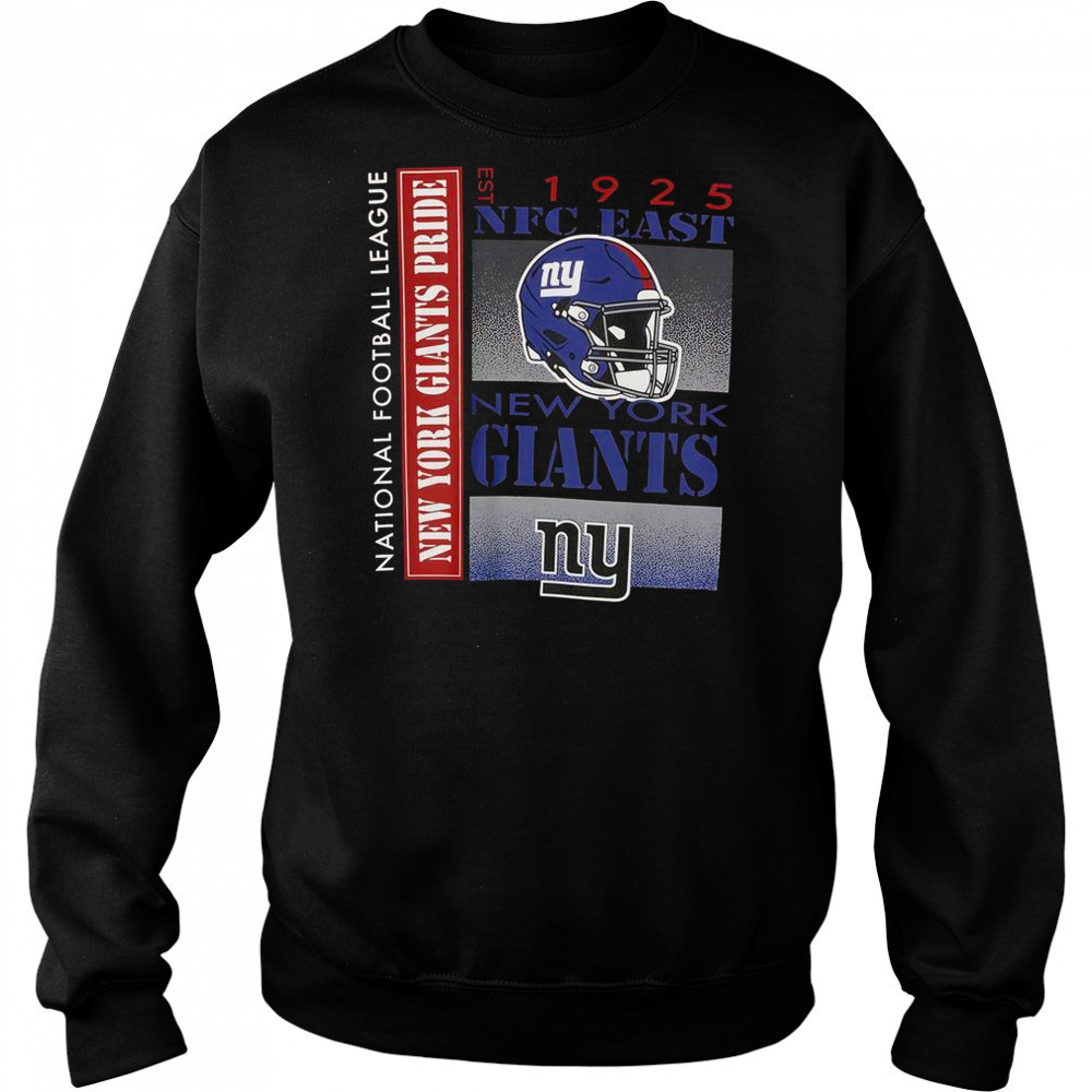 New York Giants NFC East Est 1925 National Football League T-Shirt Hoodie