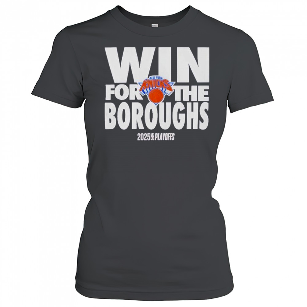 New York Knicks Win For The Borough 2024-2025 NBA Playoffs T-Shirt Women's T-shirt