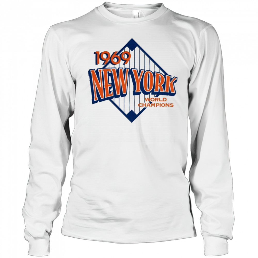New York Mets World Champions 1969 T-shirt Long Sleeved