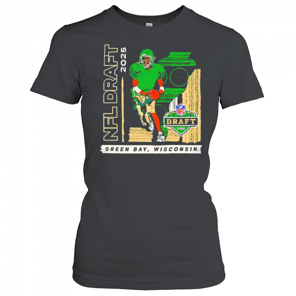 Nfl Draft 2025 Green Bay Player Graphic Football shirt Women's T-shirt