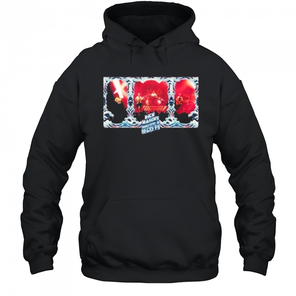Nick Mason Saucerful Of Secrets Hokusai Wave Band Photo T-shirt Hoodie
