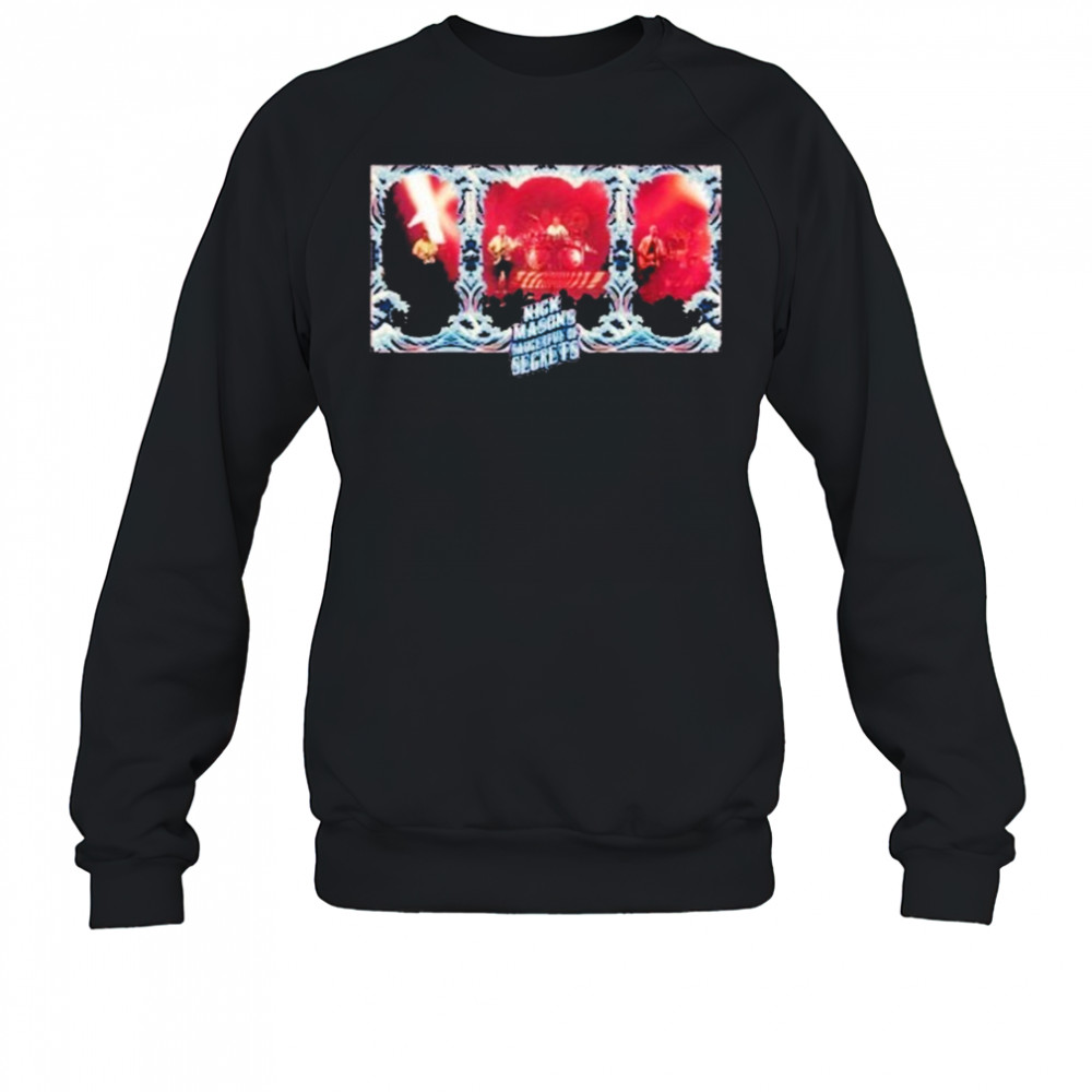 Nick Mason Saucerful Of Secrets Hokusai Wave Band Photo T-shirt Sweatshirt