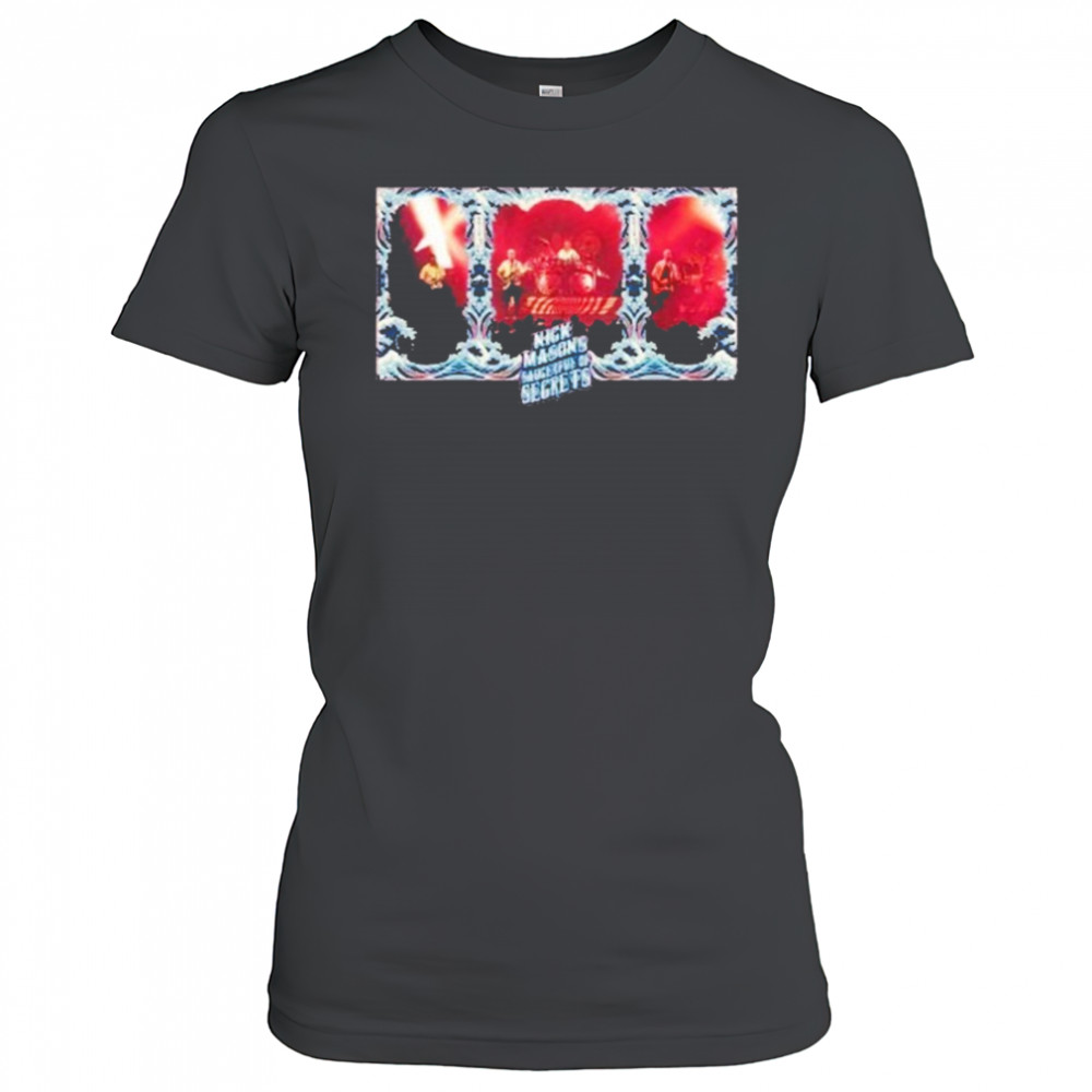 Nick Mason Saucerful Of Secrets Hokusai Wave Band Photo T-shirt Women's T-shirt
