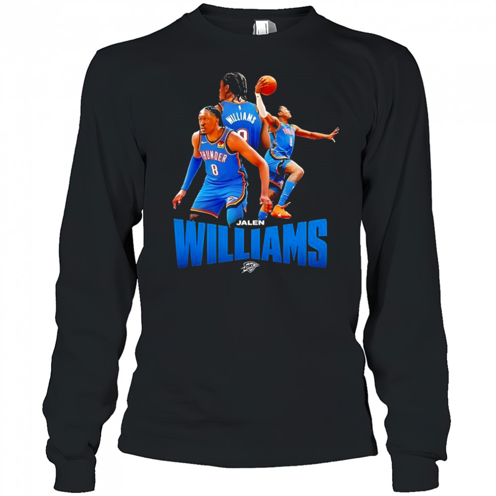 OKC Thunder Jalen Williams Player NBA T-Shirt Long Sleeved