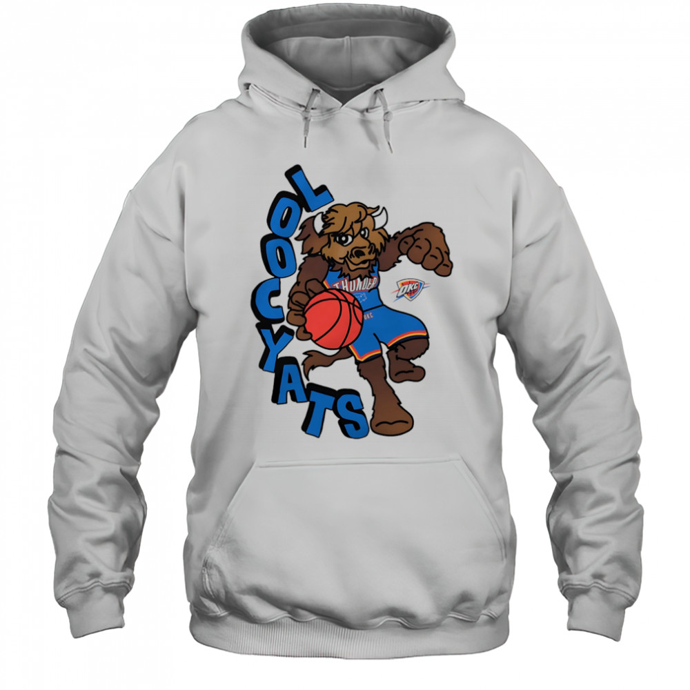 Oklahoma City Thunder NBA x Staycool Mascot shirt Hoodie