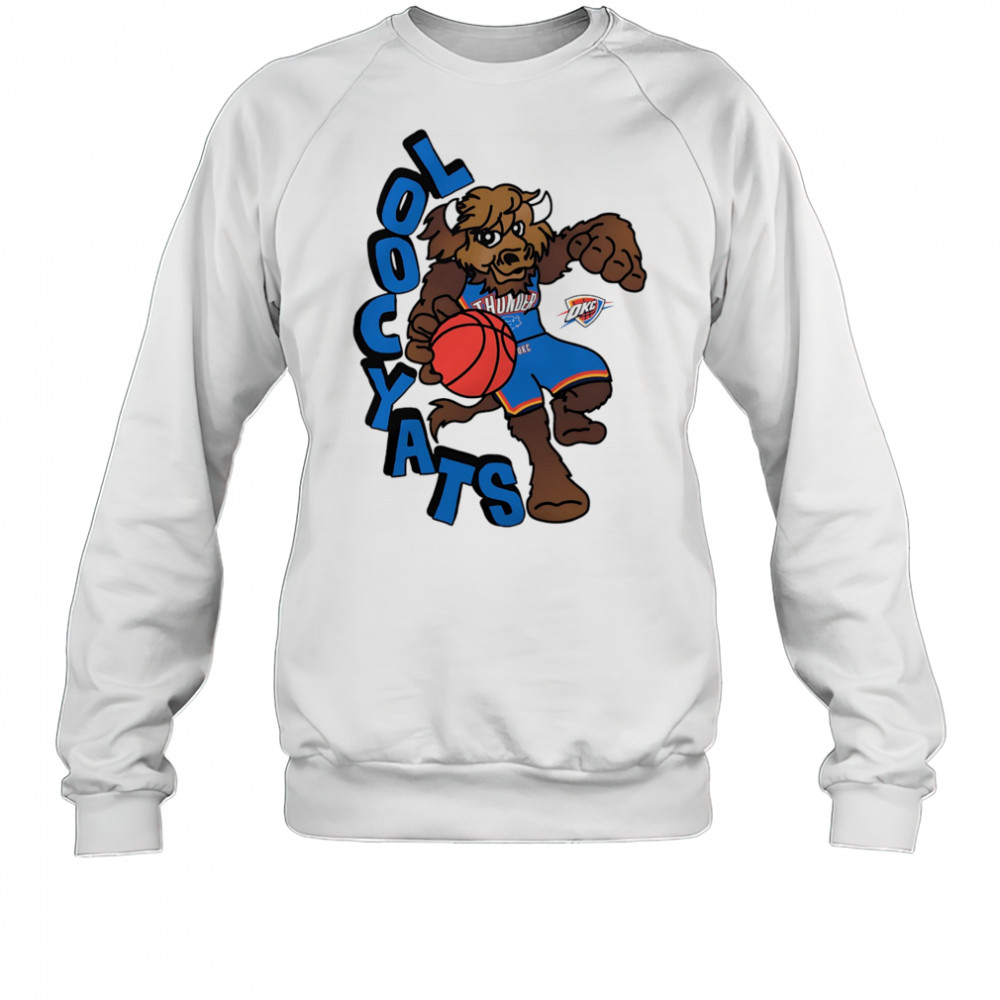 Oklahoma City Thunder NBA x Staycool Mascot shirt Sweatshirt
